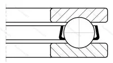 Подшипник 51101/P 5 размер 12x26x9