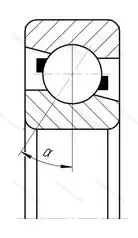 Подшипник  46230 (7230AC) размер 150x270x45