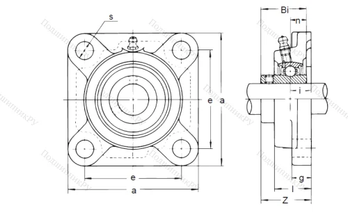 Подшипниковый узел UCF 305 в Сургуте