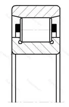Подшипник  N 408 (2408) размер 40x110x27