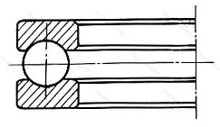 Подшипник 51207/HWS размер 35x62x18