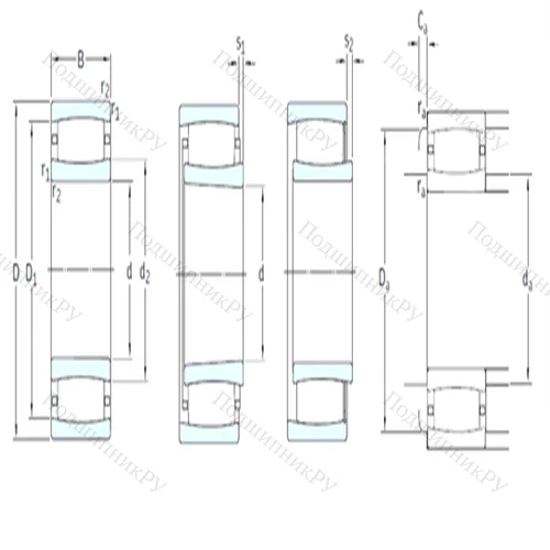 Подшипник роликовый тороидальный C 4128K 30V/VE 240