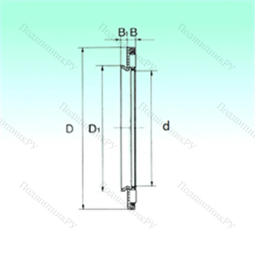 Подшипник игольчатый упорный AXW 35
