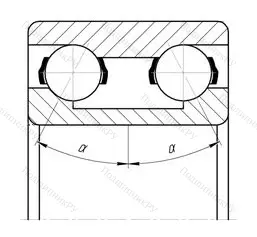Подшипник 3210/C 2 размер 50x90x30,2 от производителя  SKF