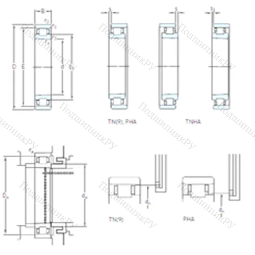 Подшипник роликовый радиальный N 1015 KTN/HC 5SP