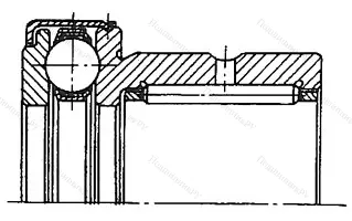 Модификация подшипника 5-564701К1 размер 15x24x28