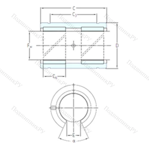 Подшипник скольжения линейный LPAT 20