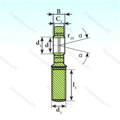 Подшипник скольжения сферический SA 25 ES 2RS
