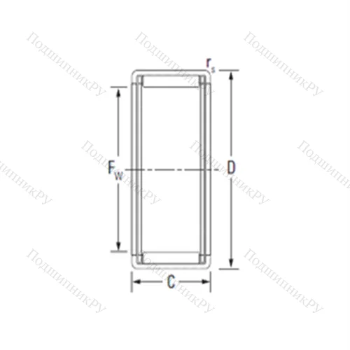 Подшипник игольчатый радиальный 711002500