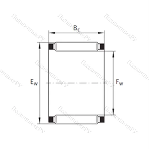 Подшипник игольчатый радиальный K 23X 35X 16-TV