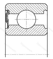Модификация подшипника 6-20703К размер 17x40x14