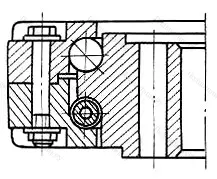Подшипник  3687/1112 размер 1112x1400x120
