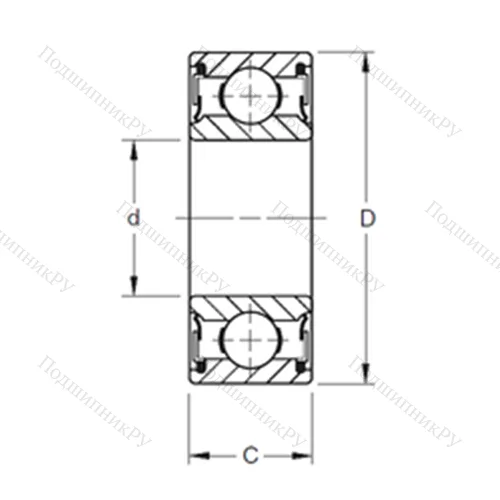 Подшипник шариковый радиальный 9111PP