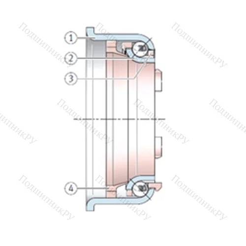 Подшипник шариковый радиально-упорный F-213647.4