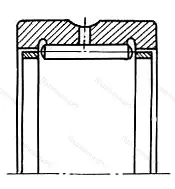 Модификация подшипника 4254900 размер 13x24x72