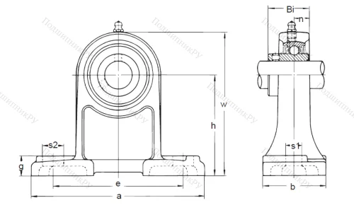 Подшипниковый узел UCPH 207 в Сургуте