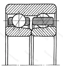 Подшипник  286805 размер 25x62x28