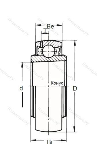 Корпусный подшипник UK 309 в Сургуте
