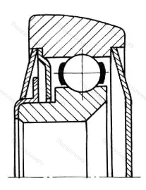 Подшипник  260807 размер 35x85x17