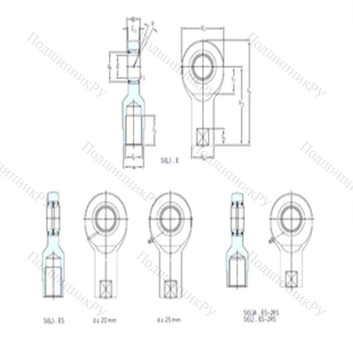 Подшипник скольжения сферический SILA 80ES-2RS от производителя  SKF