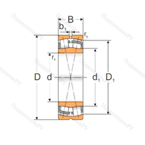 Подшипник роликовый радиальный самоцентрирующийся 23318 MBW 33