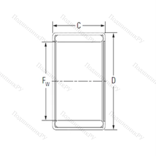 Подшипник игольчатый радиальный 21YM 2720J