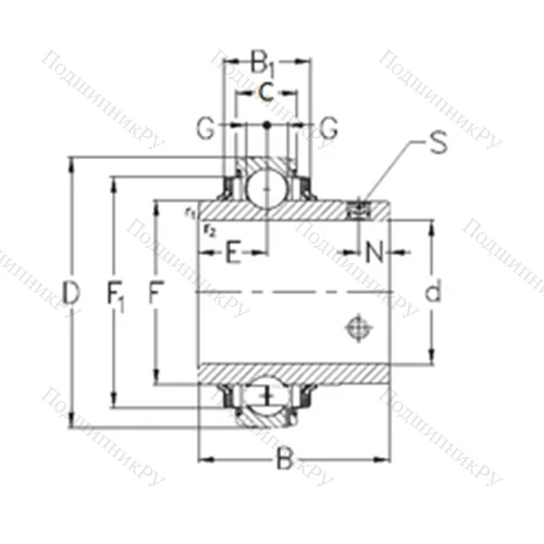 Подшипник шариковый радиальный