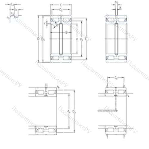 Подшипник роликовый радиальный NNF 5044ADA-2LSV