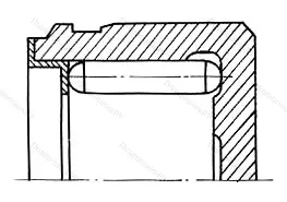 Модификация подшипника 704702К3С17 размер 16,305x30x25