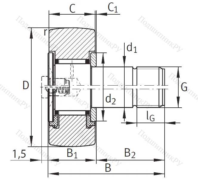 Подшипник KR 40 XPP A