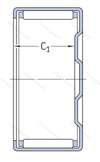 Игольчатый подшипник BK 1010