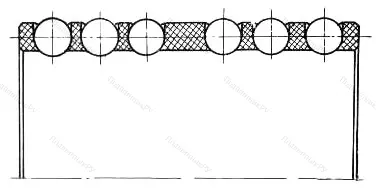 Подшипник  110908 размер 40x62x12