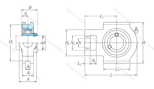 Подшипниковый узел UCT 209 J в Сургуте