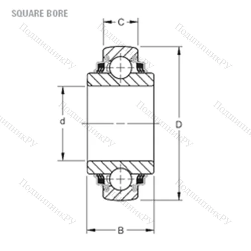 Подшипник шариковый радиальный