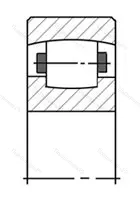 Модификация подшипника 23217Л размер 85x150x28 от производителя  ГПЗ-11
