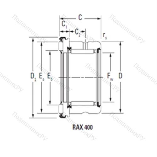 Подшипник комбинированный RAX 460