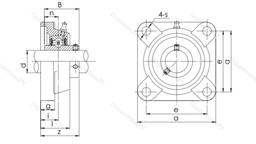 Подшипниковый узел UCF 209 в Сургуте