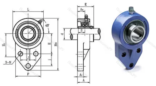 Подшипниковый узел UCFB 203 в Сургуте