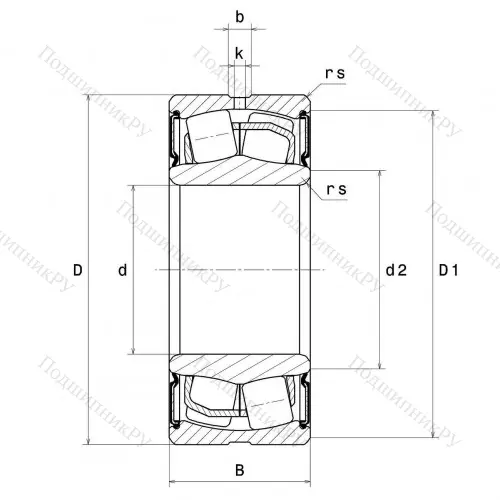 Сферический роликовый подшипник 23222-E 1A-XL-M-C 3