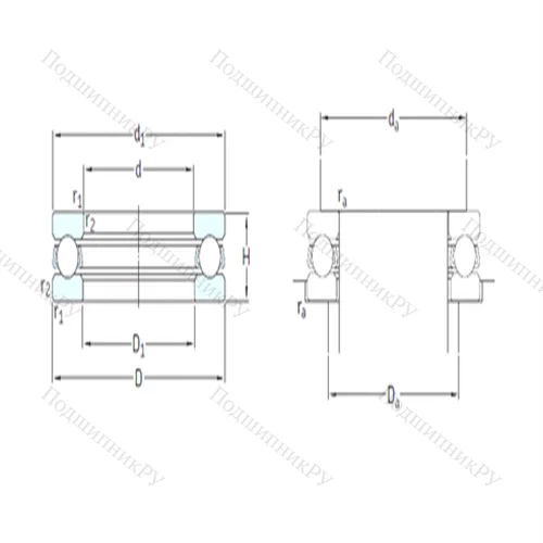 Подшипник шариковый упорный 511/560F