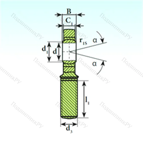 Подшипник скольжения сферический SA 40 C 2RS