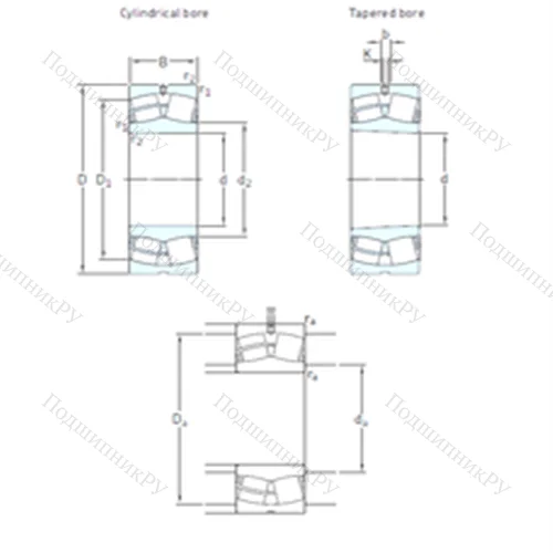 Подшипник роликовый радиальный самоцентрирующийся 23230CCK/W 33