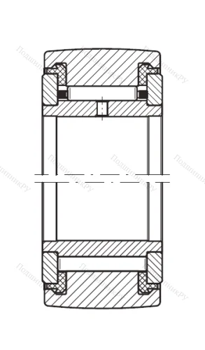 Игольчатый подшипник NATR 8 PP A от производителя  INA