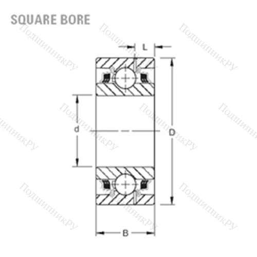 Подшипник шариковый радиальный