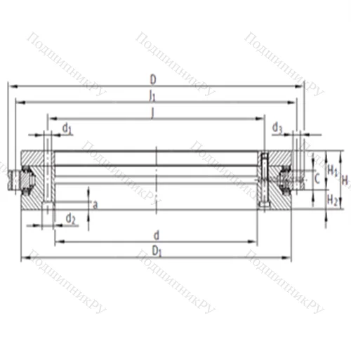 Подшипник комбинированный YRTS 395