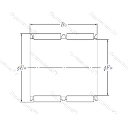 Подшипник игольчатый радиальный F-93627