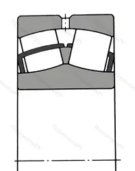 Модификация подшипника 4053136 размер 180x280x100 ГПЗ-34 от производителя  ГПЗ-34