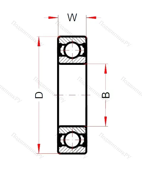 Высокотемпературный подшипник 6307 BHTS ZZ C 4 220°-280° (BECO)