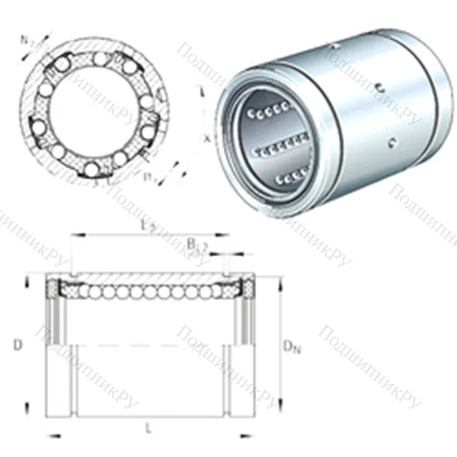 Подшипник шариковый линейный
