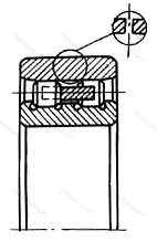 Модификация подшипника 2316М размер 80x170x39 от производителя  ГПЗ-3